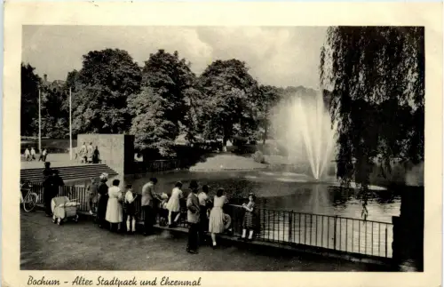 Bochum - Alter Stadtpark und Ehrenmal -207802