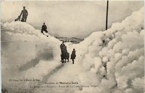 Environs de Morez Jura - La Neige aux Rousses -208732