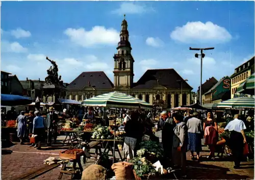 Mannheim - Altes Rathaus und Markt -208532