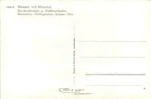 Wassen mit Meiental -207302