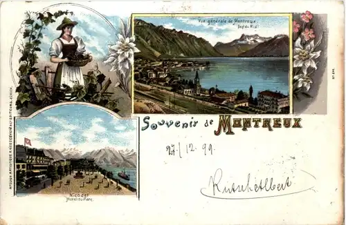 Souvenir de Montreux - Litho -209082