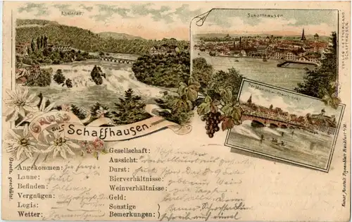 Schaffhausen - Litho -185700