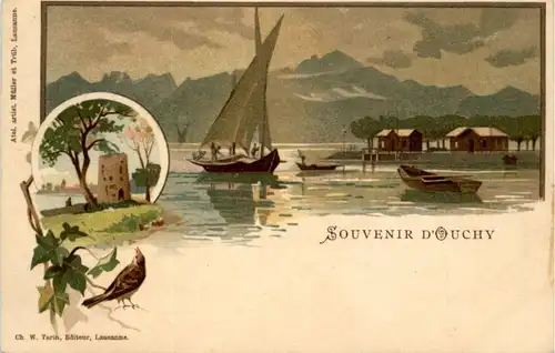 souvenir d Ouchy - Litho -209198