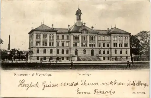 Souvenir d Yverdon - Le college -209346