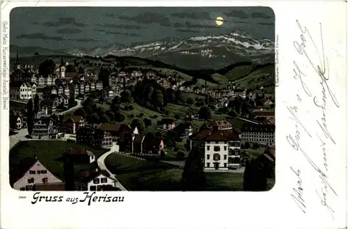 Gruss aus Herisau - Litho -210720