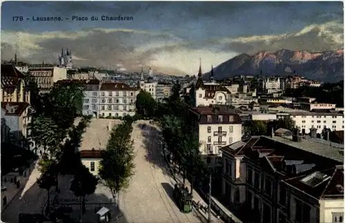 Lausanne - Place du Chauderon -209226