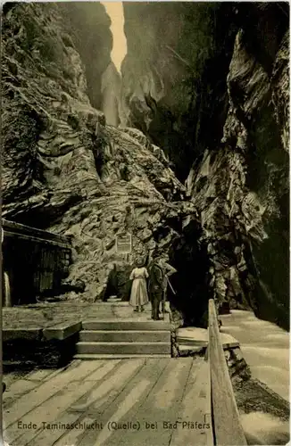 Ende Taminaschlucht bei Bad Pfäfers -209918