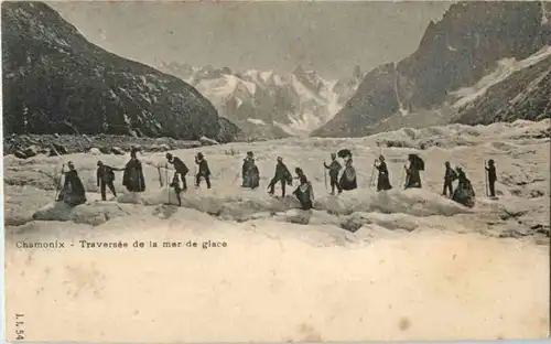 Chamonix - Traversee de la mer de glace -87186