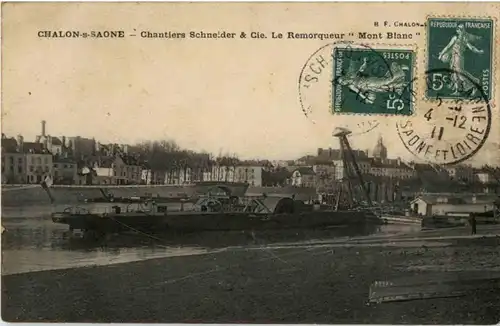 Chalon sur Saone - Chantiers Schneider & Cie -87278