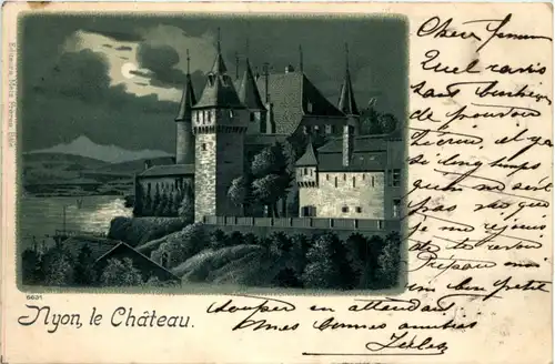 Nyon - Le Chateau - Litho -208812