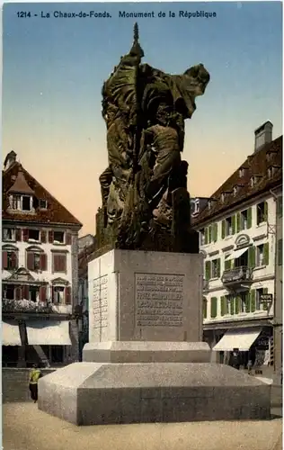La Chaux de Fonds - Monument de la republique -175642