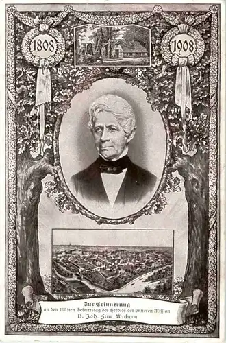 Zur Erinnerung an den 100sten Geburtstag des Herolds der inneren Mission - Wichern -87750