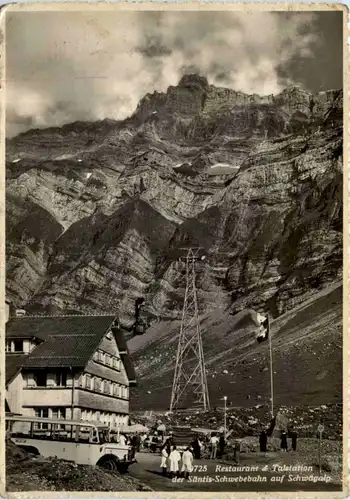 Säntis Schwebebahn Talstation Postbus -210542