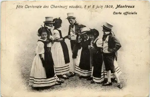Montreux - Fete Cantonale des Chanteurs vaudois 1909 -209148