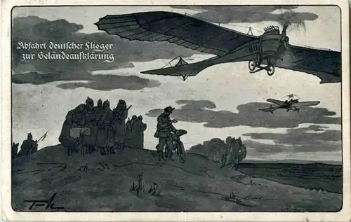 Abfahrt deutscher Flieger -87724