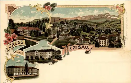 Gruss aus Herisau - Litho -210690