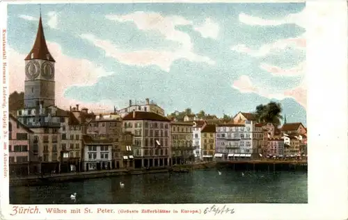 Zürich - Wühre mit St. Peter -176228