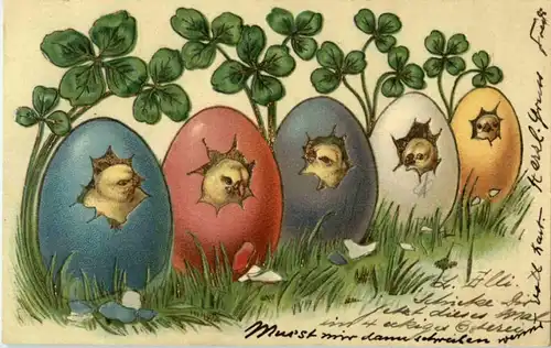 Ostern - Prägekarte -87704