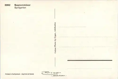 Saanenmöser - Spillgerten -211100