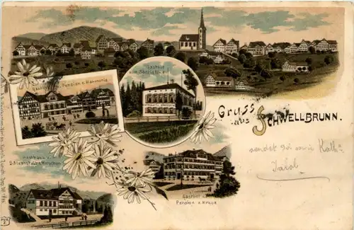 Gruss aus Schwellbrunn - Litho -210772