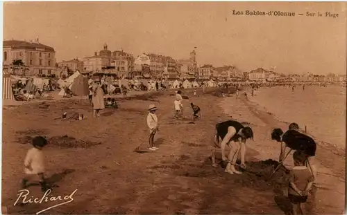 Les Sables d Olonne - Sur la plage -87192