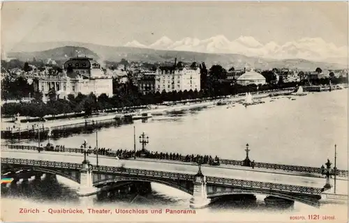 Zürich - Quaibrücke -176618