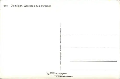 Diemtigen - Gasthaus zum Hirschen -210858