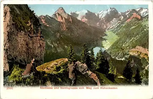 Säntissee vom Weg zum Hohenkasten -210092