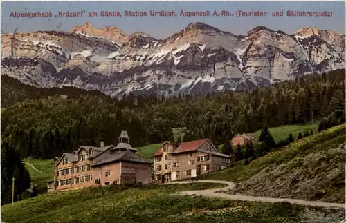 Kräzerli am Säntis - Station Urnäsch -210112