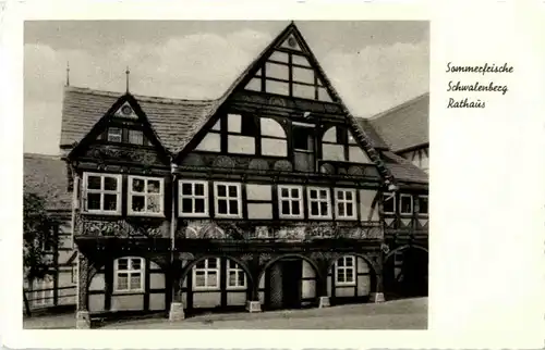 Schwalenberg - Rathaus -84396