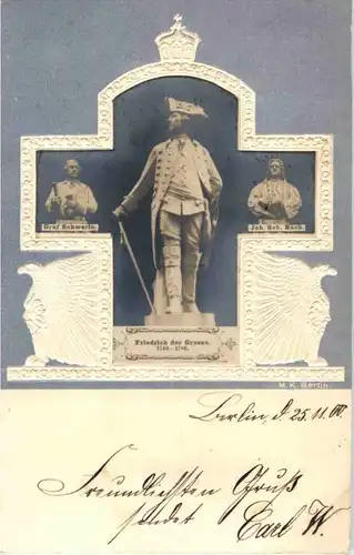 Friedrich der Grosse - Prägekarte -87692