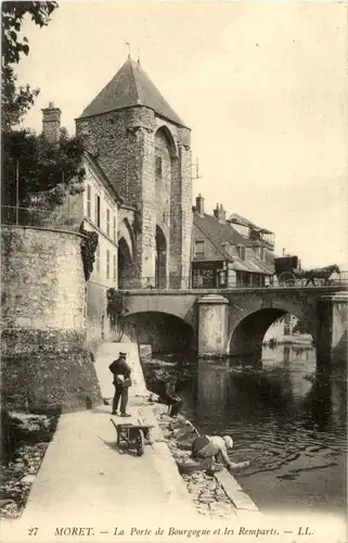 Moret - La Porte de Bourgogne -87178