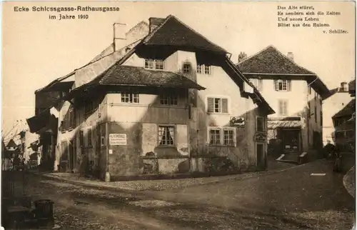 Murten - Morat - Ecke Schlossgasse -177992