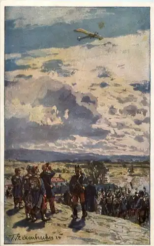 Beschiessung einer deutschen Taube -88448