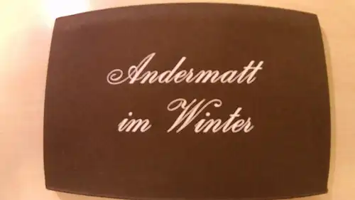 Booklet Andermatt im Winter -211134