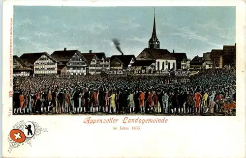 Appenzeller Landsgemeinde 1833 - Litho -210600
