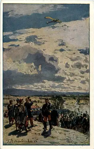 Beschiessung einer deutschen Taube -88446