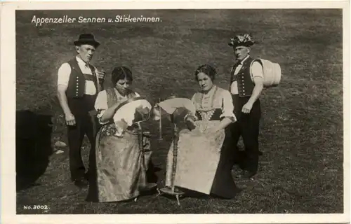 Appenzeller Sennen und Stickerinnen -210784