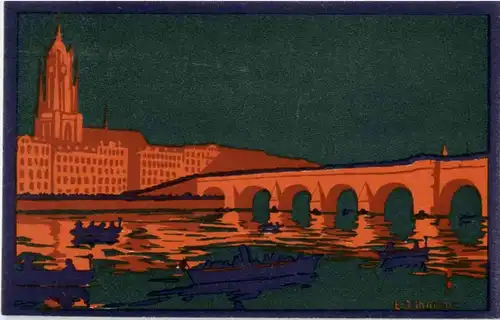 Frankfurt - Einweihung Osthafen 1912 -84948