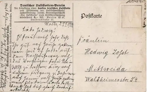 Beschiessung einer deutschen Taube -88432