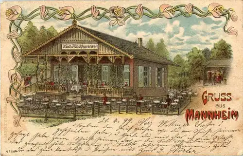 Gruss aus Mannheim - Litho -85910