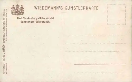 Bad Blankenburg - Sanatorium Schwarzeck -85224