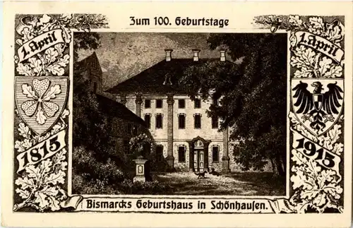 Schönhausen - Bismarck Karte -85906