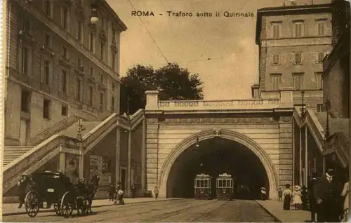 Roma - Traforo sotto il Quirinale -86504