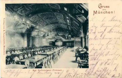 Gruss aus München - Hofbräuhaus -85196