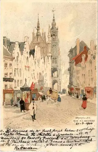 Bruxelles - Rue au Beurre -86068