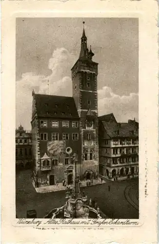 Würzburg - Altes Rathaus -84472