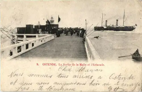 Ostende - La Sortie de la Malle -86138