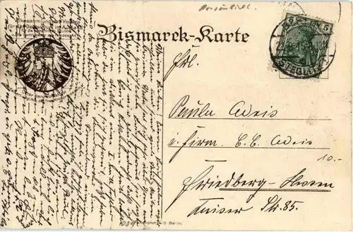 Bismarck als Bundestagsgesandter - Bismarck Karte -85904
