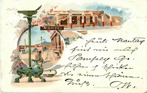 Pompei - Litho 1899 -86720